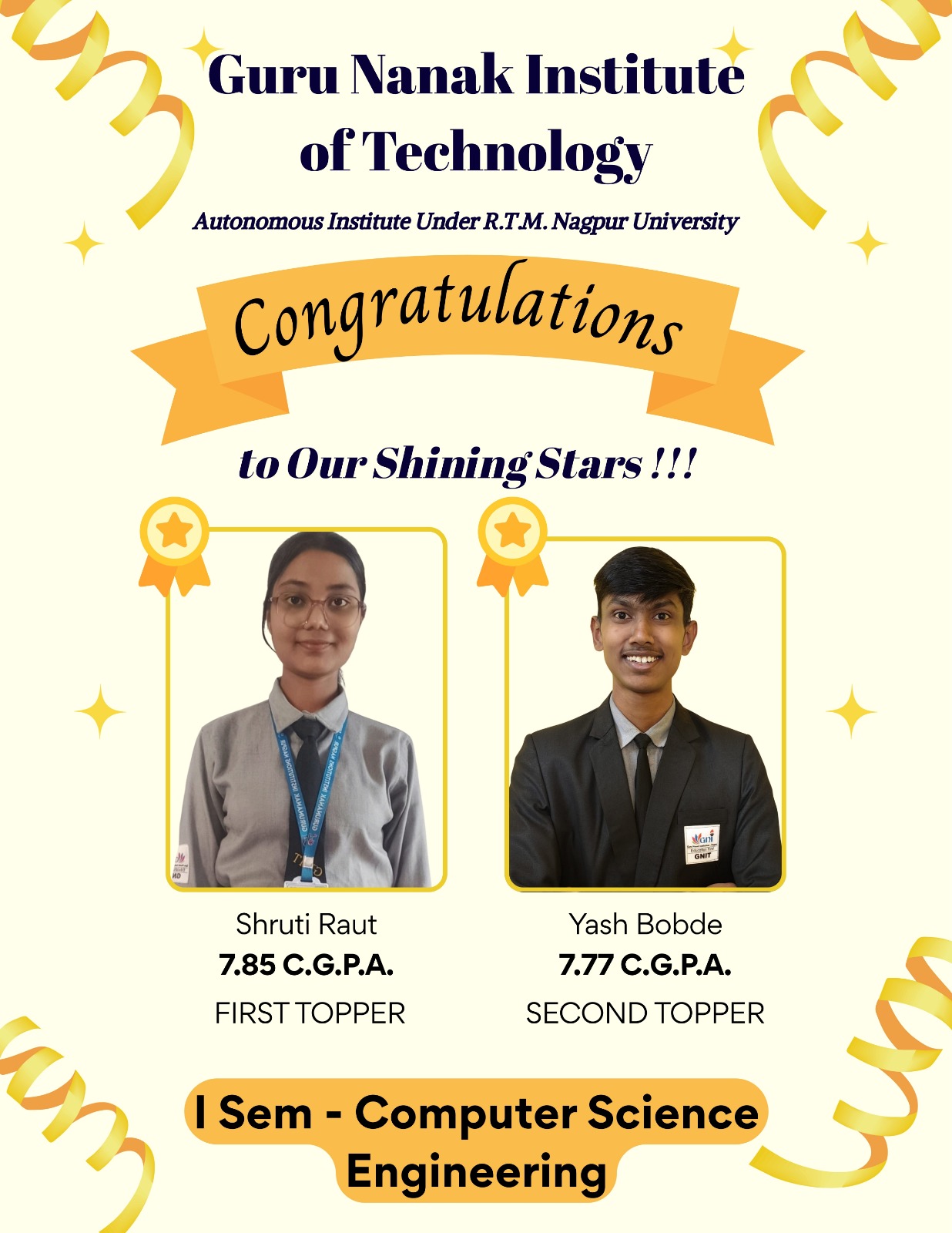 Computer Science & Engineering Topper